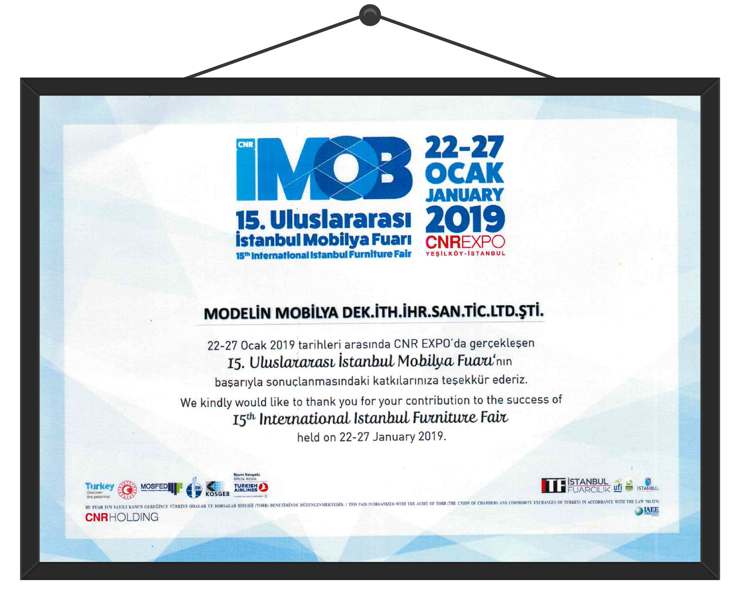 İstanbul Mobilya Fuarı 2019